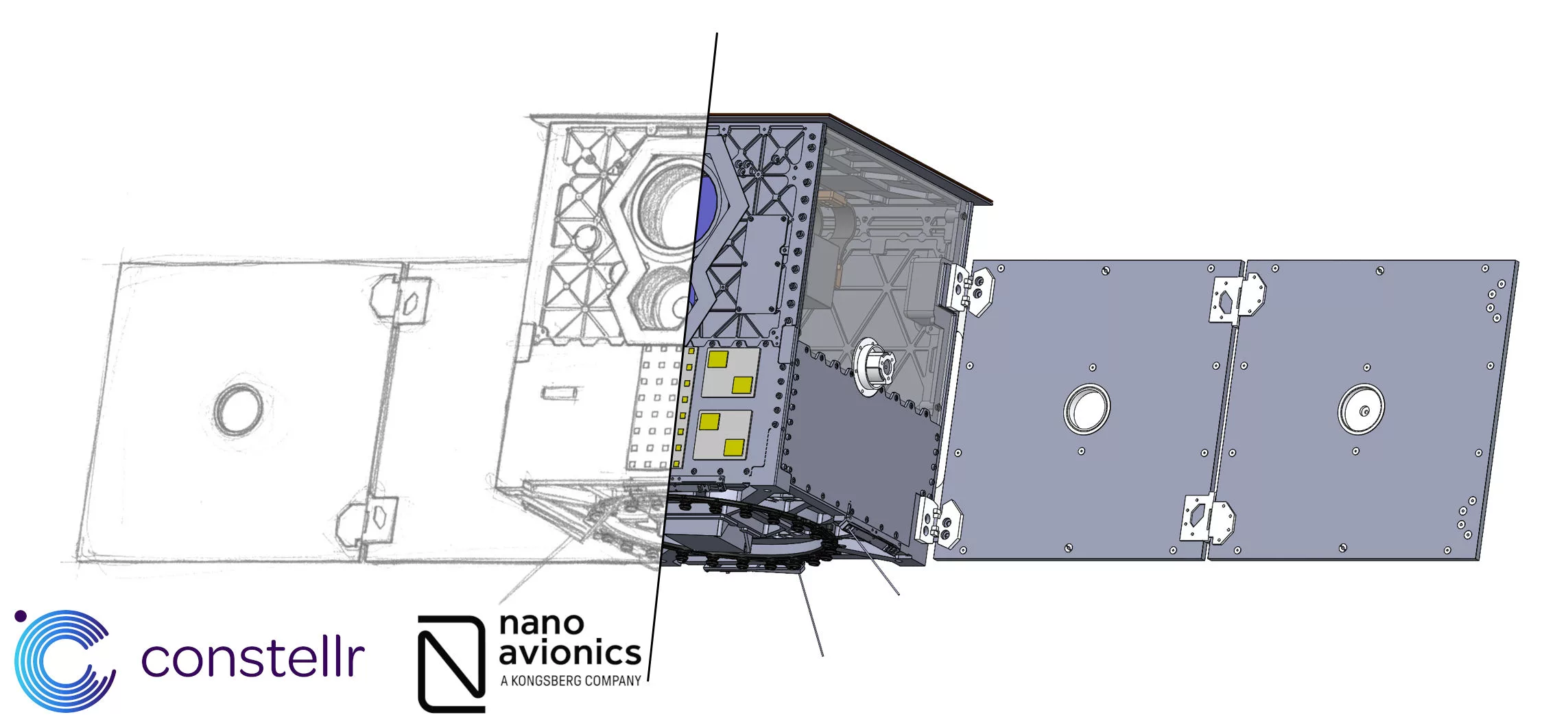 Constellr Satellitenmodell
